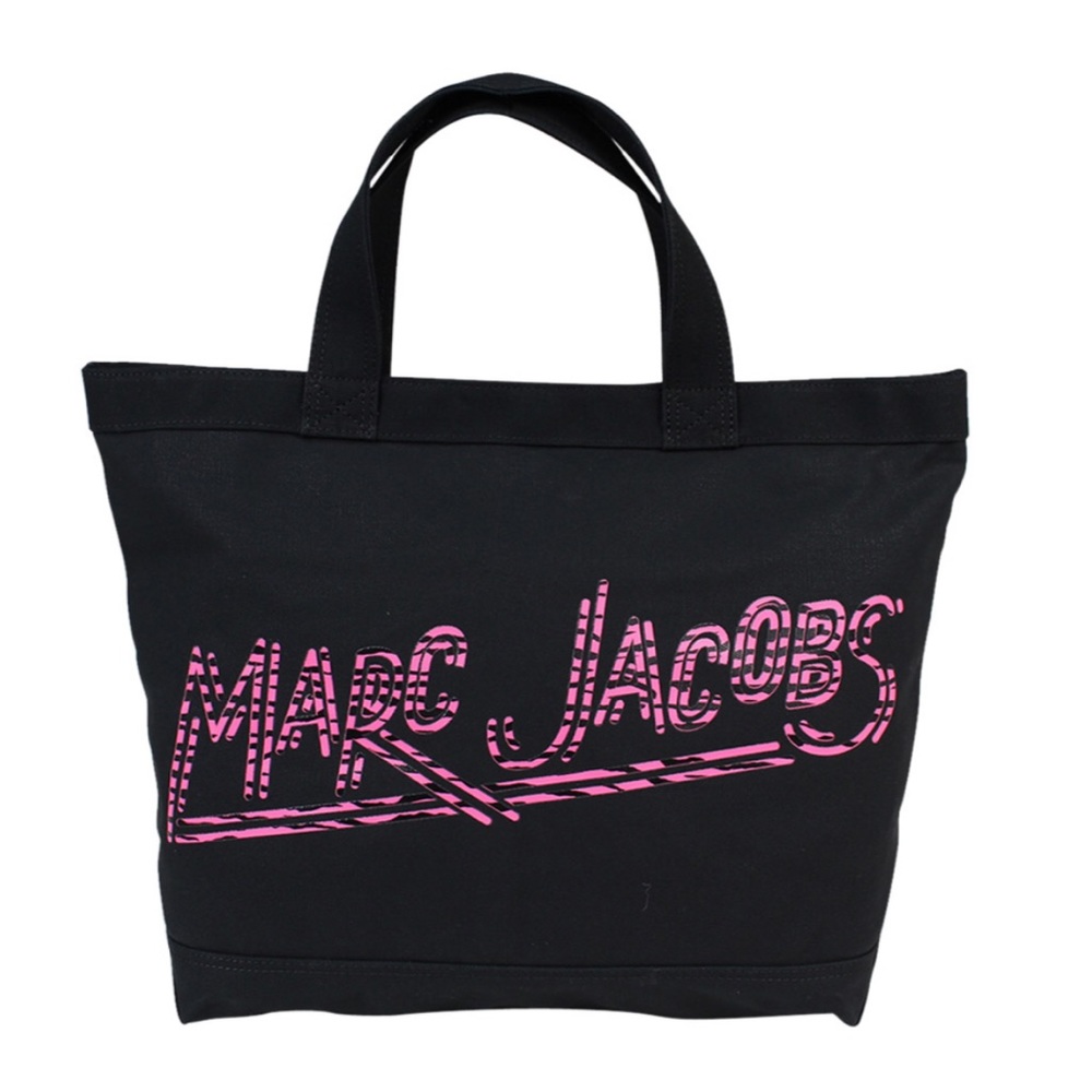 Marc Jacobs Women's Black East-West Neon Tote
